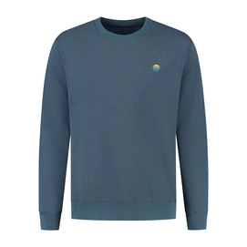 Pull Blue Loop Homme Blue Fleece Sunset Sweater Dress Blue