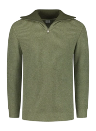 Pullover Blue Loop Essential Nautic Sweater Herren Mid Green XXL