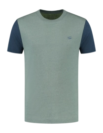 T-Shirt Blue Loop Men Denimcel Leftover Mix