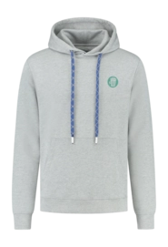 Trui Blue Loop Unisex Clean Climber Hoodie Grey Melange
