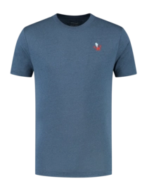 T-shirt Blue people walk denimcel oh crab indigo