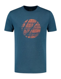 T-Shirt Blue Loop Men Denimcel Night Forest Indigo
