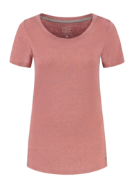 T-Shirt Blue Loop Women Denimcel Salmon