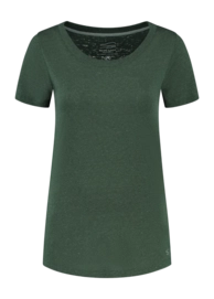 T-Shirt Blue Loop Women Denimcel Deep Forest