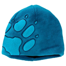 Mütze Jack Wolfskin Front Paw Hat Dark Turquoise Kinder