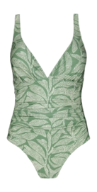 Badpak Barts Women Akamu Sculpting One Piece Sage