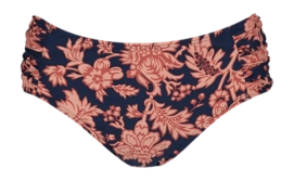 Bas de Bikini Barts Femme Lasa Mid Waist Briefs Navy