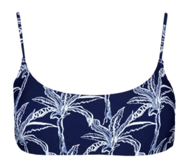 Haut de Bikini Barts Femme Enele Crop Top Navy