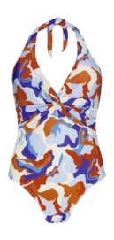 Badpak Barts Women Lunan Halter Shaping One Piece Blue