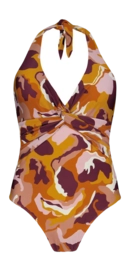 Maillot de Bain Barts Femme Lunan Halter Shaping One Piece Ochre
