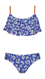 Bikini Barts Fille Moave Ruffle Top Blue