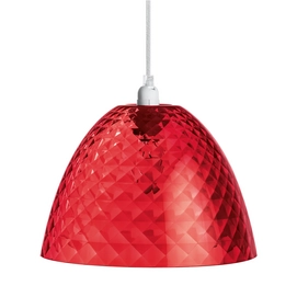 Hängelampe Koziol Stella S Transparent Rot