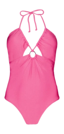 Swimsuit Barts Women Isla V-Neck One Piece Hot Pink