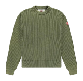 Trui The New Originals Men Fisherman Rib Knit Sweater Deep Depths