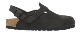 Birkenstock Unisex Tokio II Suede Leather Black Narrow