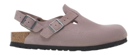 Klomp Birkenstock Unisex Tokio II Suede Leather Faded Purple Narrow