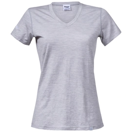 T-Shirt Bergans Women Bloom Wool Tee Grey Melange-XS