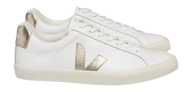 Veja Women Esplar Logo Leather Extra-White Platine