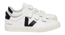 Baskets Veja Men Recife Logo Chromefree Leather Extra-White Black