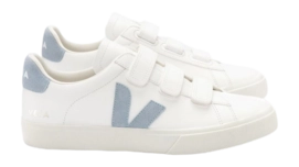 Veja Men Recife Logo Chromefree Leather Extra-White Steel