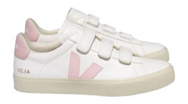 Veja Men Recife Logo Chromefree Leather Extra-White Petale