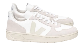 Baskets Veja Women V-10 B-Mesh White Natural Pierre