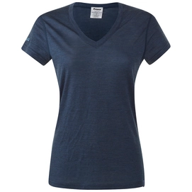 T-Shirt Bergans Femme Basic Wool Lady Navy Mel