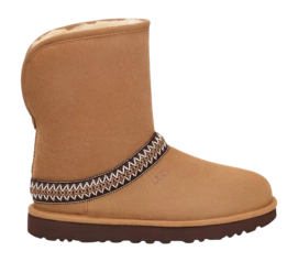 Bottes UGG Femme Classic Short Crescent Chestnut