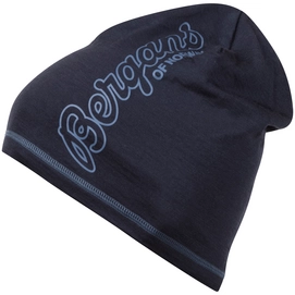 Mütze Bergans Bloom Wool Dark Navy Fogblue Unisex