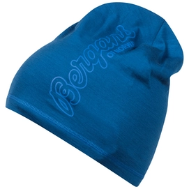 Mütze Bergans Bloom Wool Ocean Athens Blue