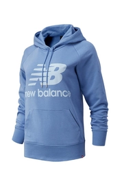 Trui New Balance Women Essentials Pullover Hoodie Steel Blue