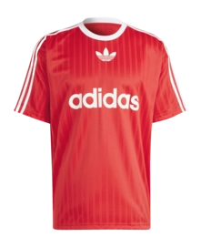 T-Shirt adidas Men Adicolor Poly Better Scarlet White