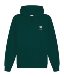 Hoodie Arte Antwerp Men Heart Flower Green
