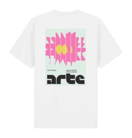 T-Shirt Arte Antwerp Men Flower Poster White