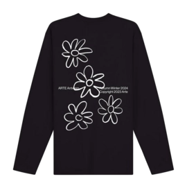 Longsleeve Arte Antwerp Men Flowers Black