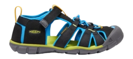 Sandals Keen Kids Seacamp II Cnx Black Brilliant Blue 24