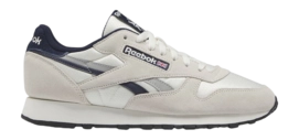 Reebok Men Classic Leather Premium Chalk Vector Navy Grey 1