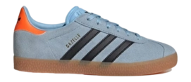 adidas Junior Gazelle Clear Sky / Core Black / Solar Orange