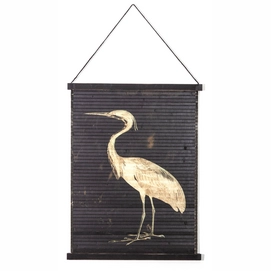 Muurornament By-Boo Miyagi Bird Small