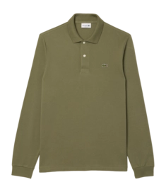 Polo Lacoste Men L1312 Longsleeve Classic Fit Khaki