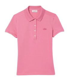 Polo Lacoste Women PF5462 Slim Fit Reseda Pink