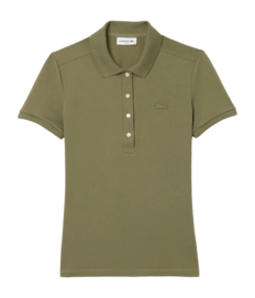 Polo Lacoste Women PF5462 Slim Fit Khaki