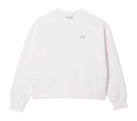 Trui Lacoste Women SF5614 Oversized Fit White
