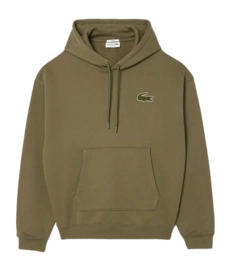 Hoodie Lacoste Unisex SH2754 Loose Fit Khaki