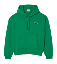 Hoodie Lacoste Unisex SH2754 Loose Fit Fluorine Green