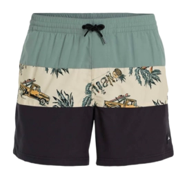 Zwembroek O'Neill Men Mix & Match Cali Block 15 inch Beige Venice Beach