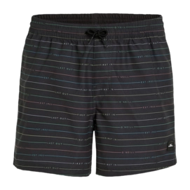 Swimming Trunks O'Neill Men Jack O'Neill Cali First 15 inch Black First Name Stripe
