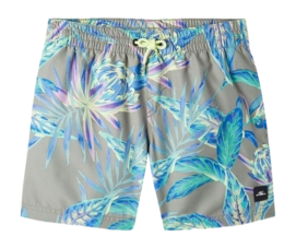Badehose O'Neill Cali Print 13 Inch Kinder Green Tropical Flowers