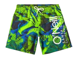 Swimming Trunks O'Neill Boys Cali Crazy 14 inch Blue Crazy Jack