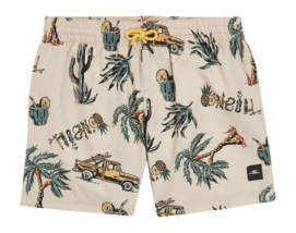 Badehose O'Neill Mix & Match Cali Print 13 Inch Kinder Beige Venice Beach